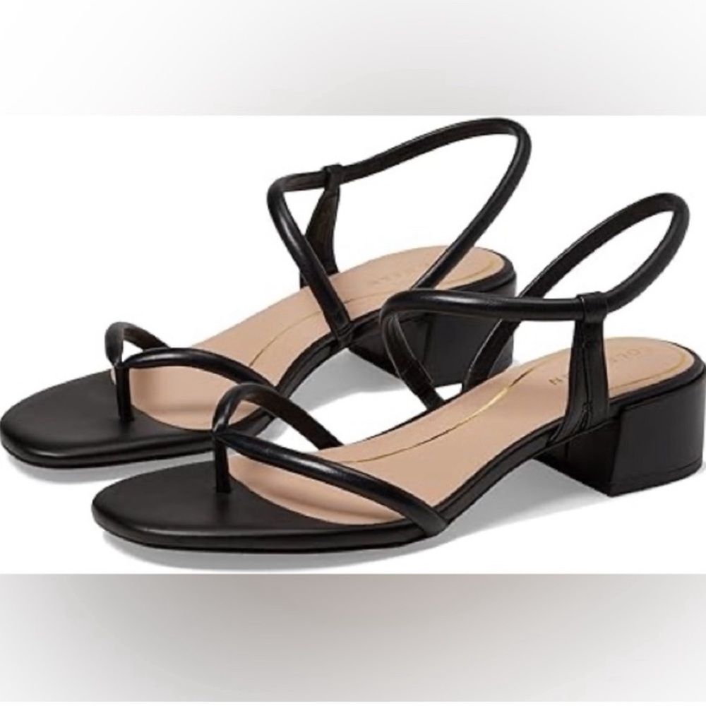 Cole Haan Calli Sandals in Black Leather NWOB